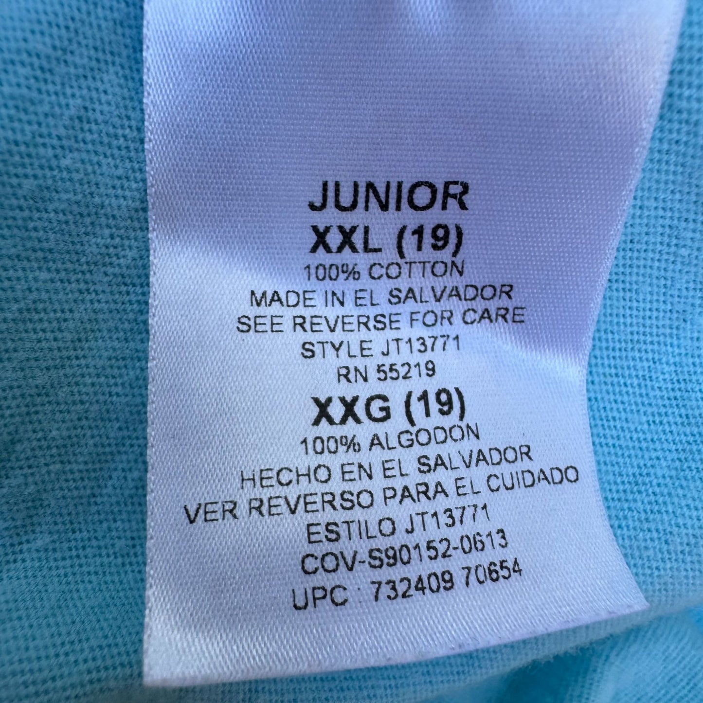 Free Spirit Vintage 90s Y2K Boho Bird Festival Blue Watercolor Open V Back Shirt