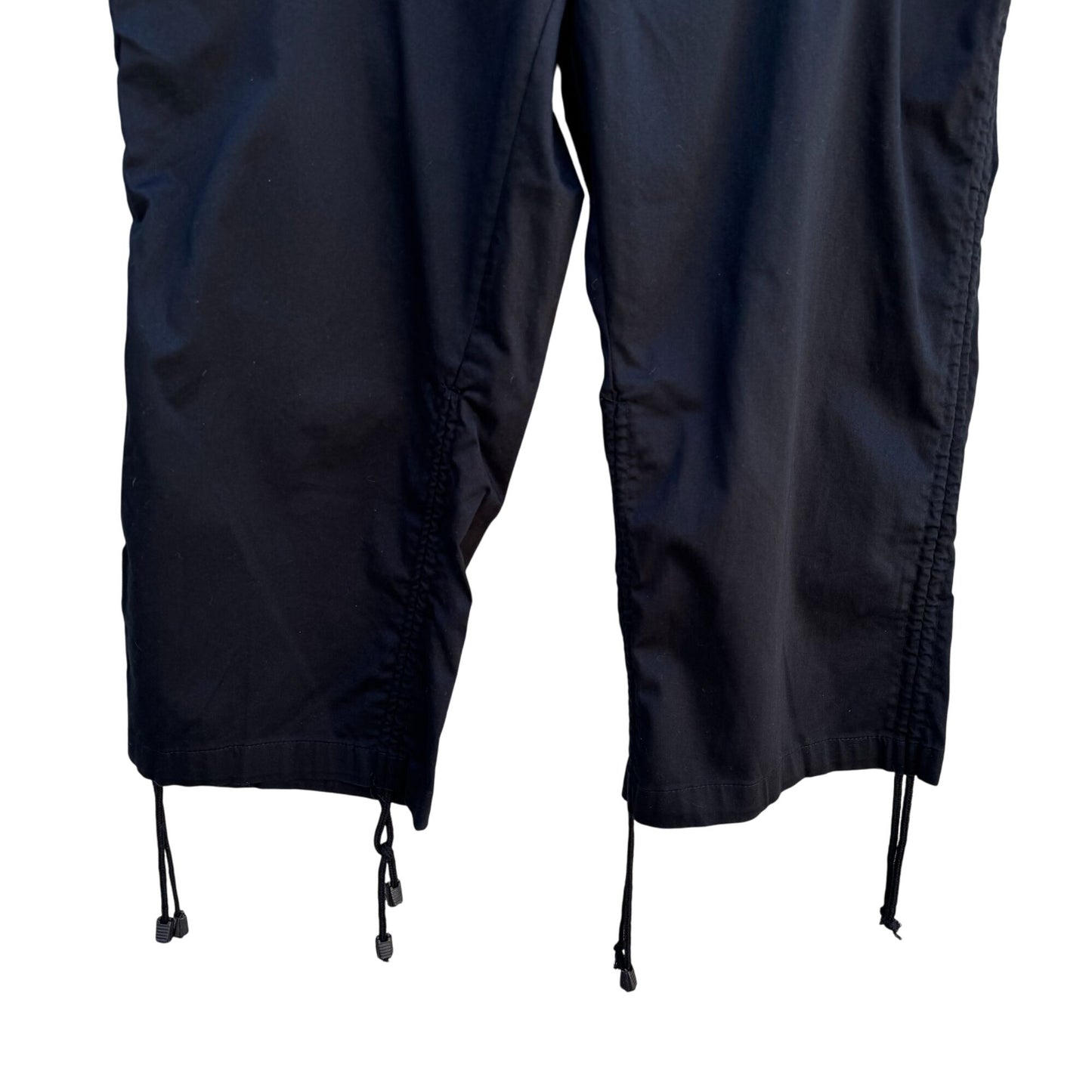 Route 66 Original Clothing Co Vintage Womens Black Stretch Cargo Capri Pants 18W