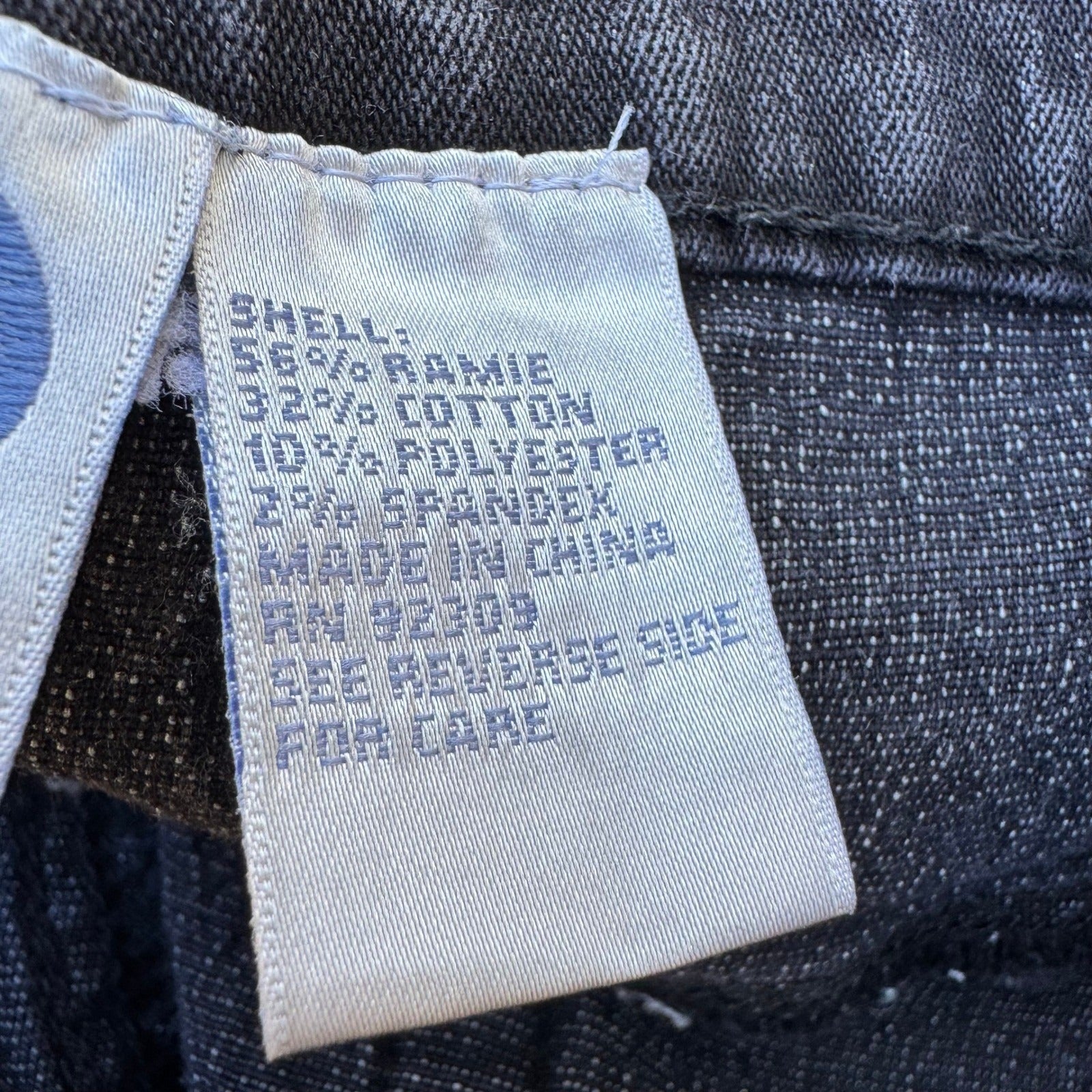 Diane Gilman DG2 Black Distressed Virtual Stretch Straight Leg Jeans Womens 8P