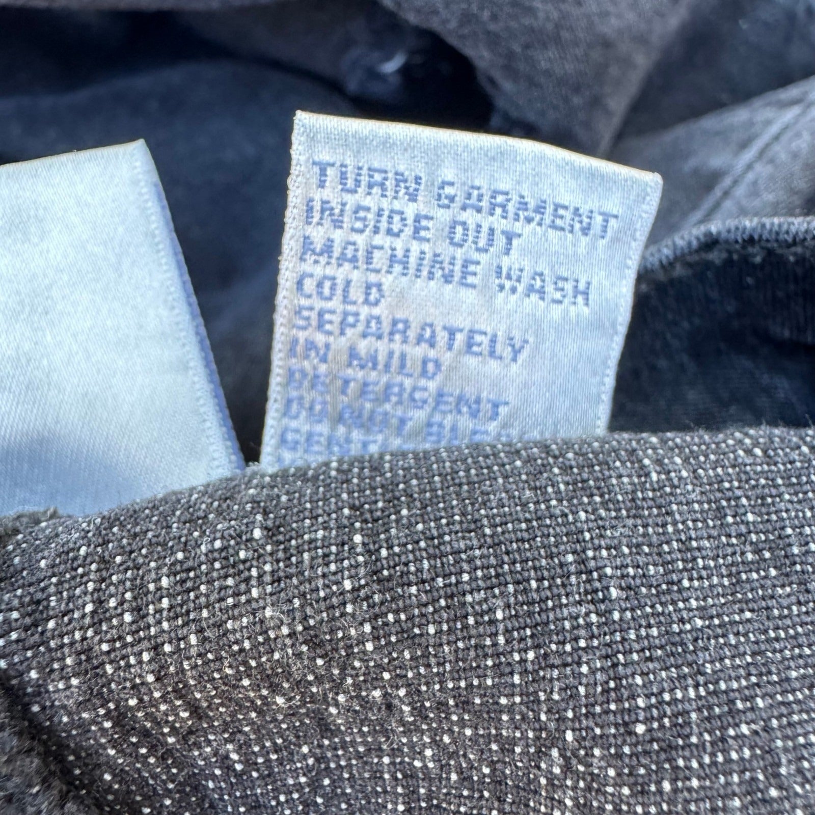 Diane Gilman DG2 Black Distressed Virtual Stretch Straight Leg Jeans Womens 8P