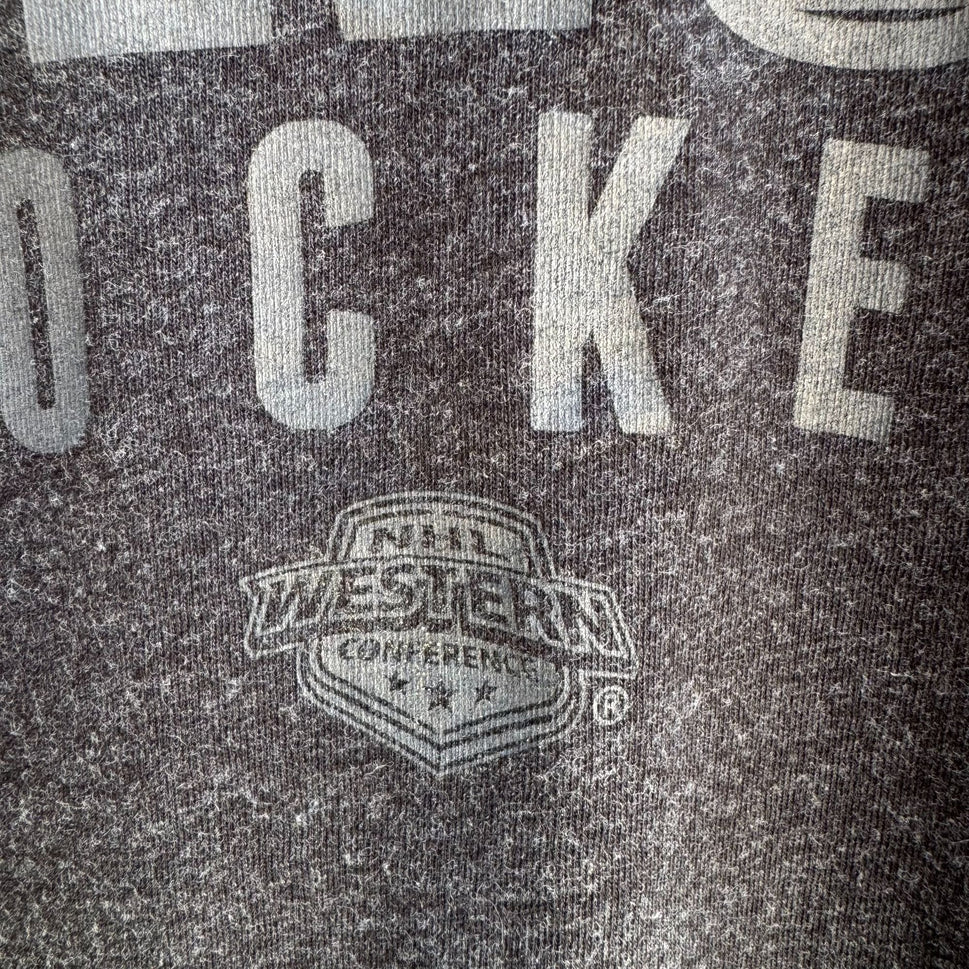 LA Kings Hockey 47 Brand Unisex Charcoal Heather Short Sleeve Shirt Graphic Tee