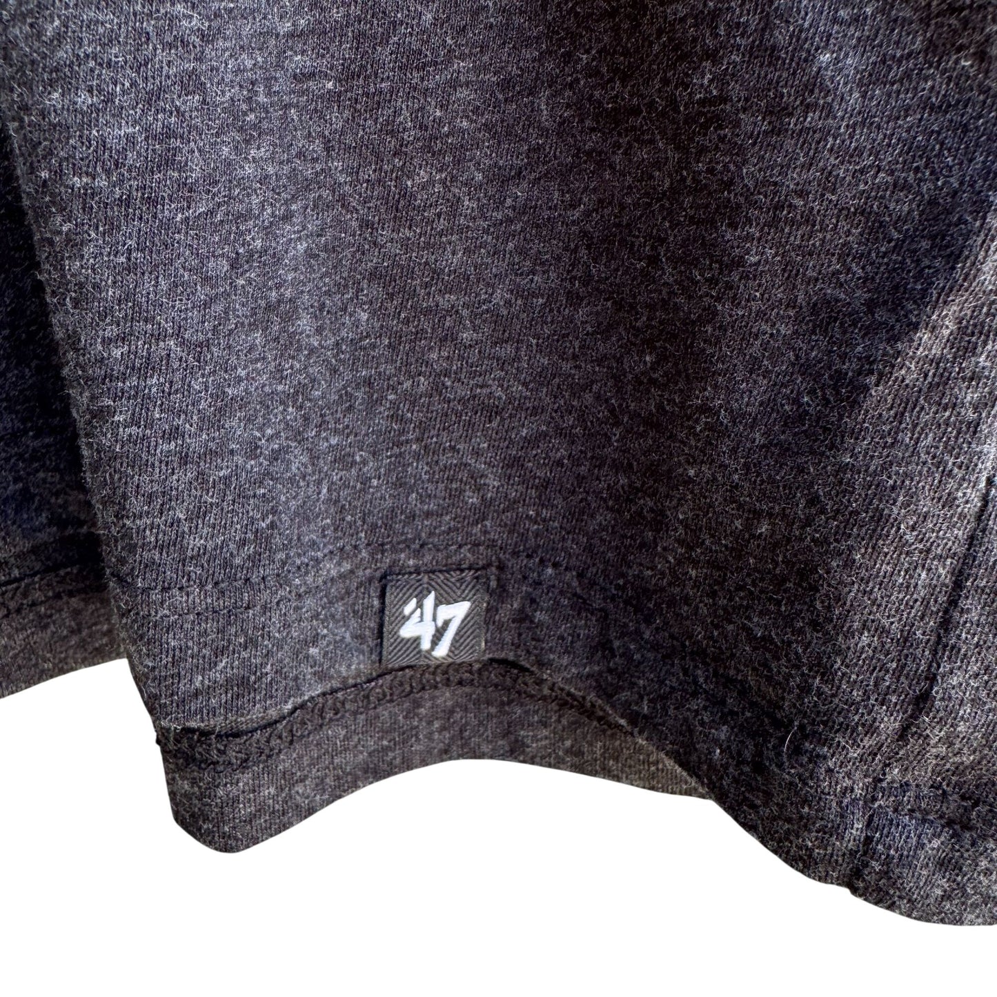 LA Kings Hockey 47 Brand Unisex Charcoal Heather Short Sleeve Shirt Graphic Tee