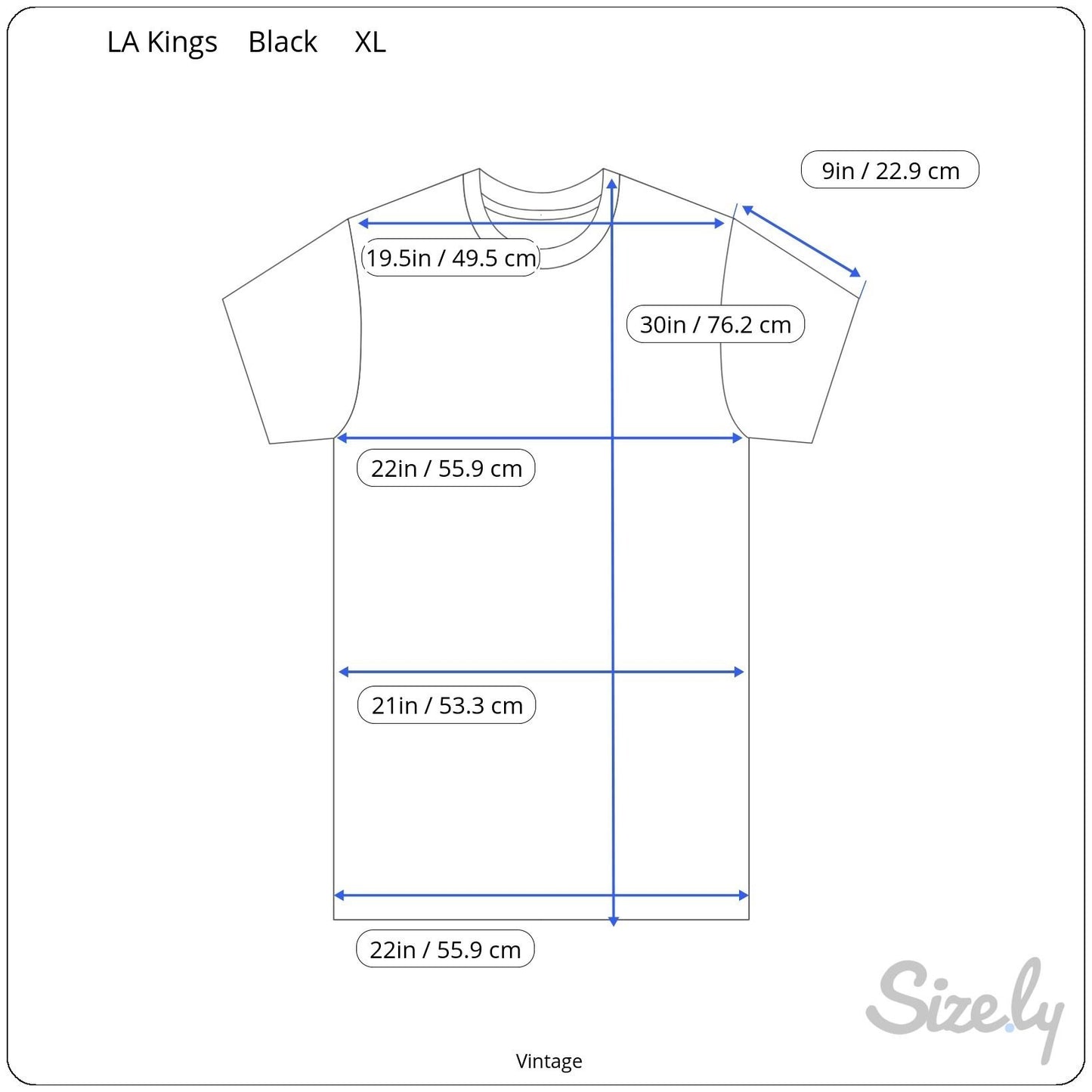 LA Kings Hockey 47 Brand Unisex Charcoal Heather Short Sleeve Shirt Graphic Tee