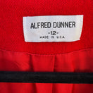 Switch Alfred Dunner Vintage 80s Wool One Button Single Breasted Red Blazer Jacket 12 2 image