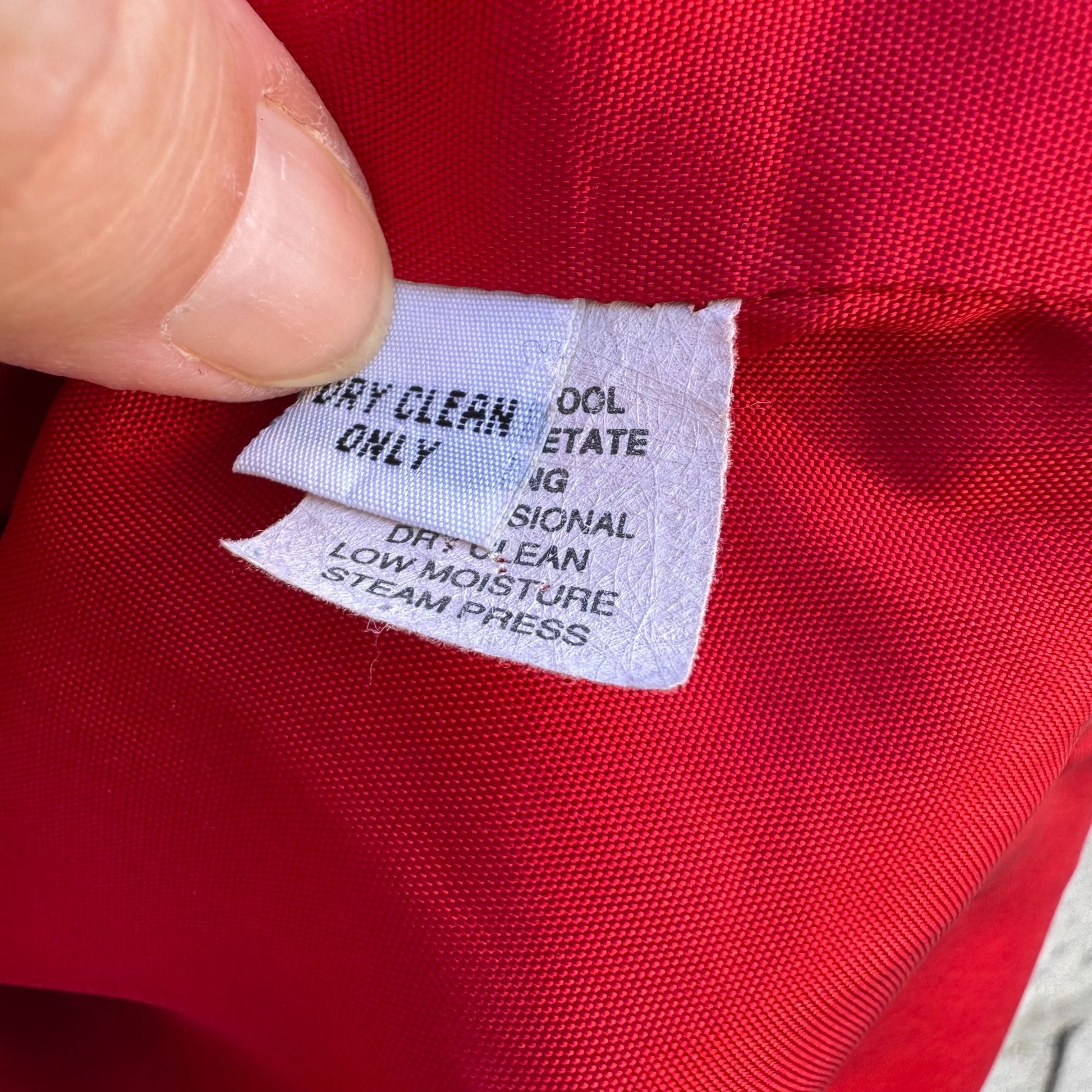 Alfred Dunner Vintage 80s Wool One Button Single Breasted Red Blazer Jacket 12