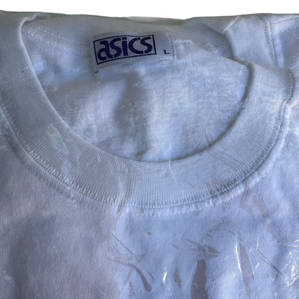 Hard Rock Cafe Singapore Vintage White Unisex Asics Short Sleeve Shirt New L