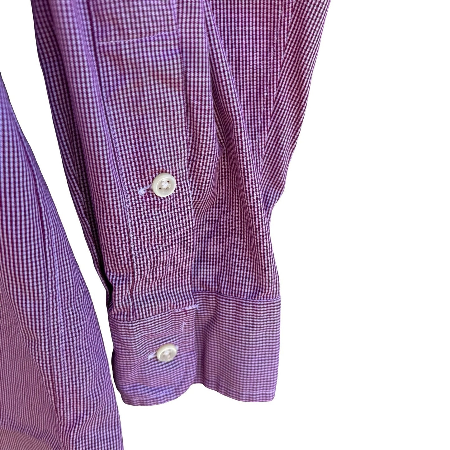 Ralph Lauren Blake Vintage 90s Preppy Ivy League Purple Gingham Shirt Mens XL