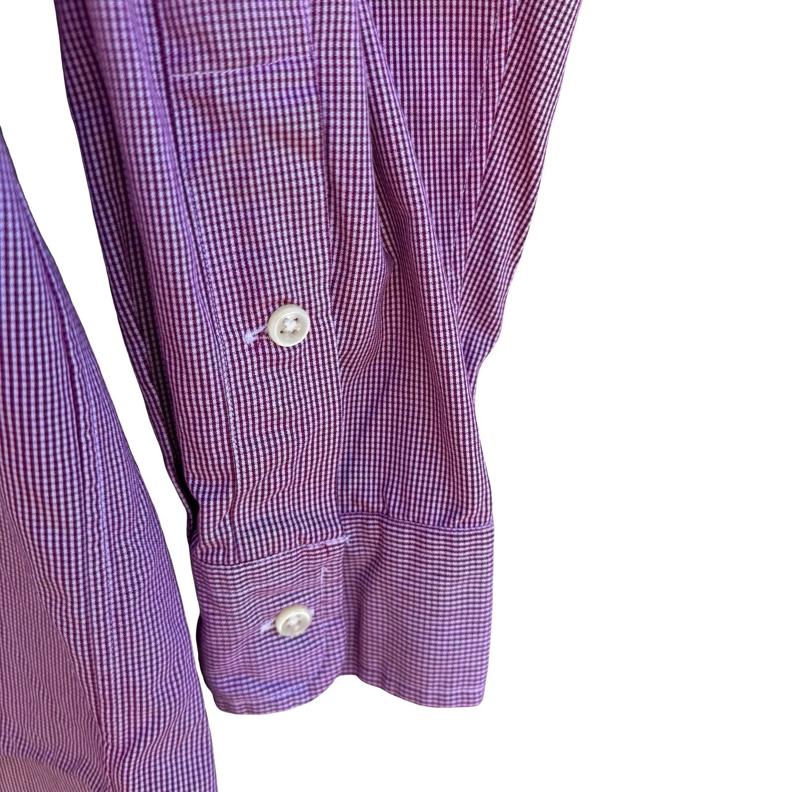 Ralph Lauren Blake Vintage 90s Preppy Ivy League Purple Gingham Shirt Mens XL
