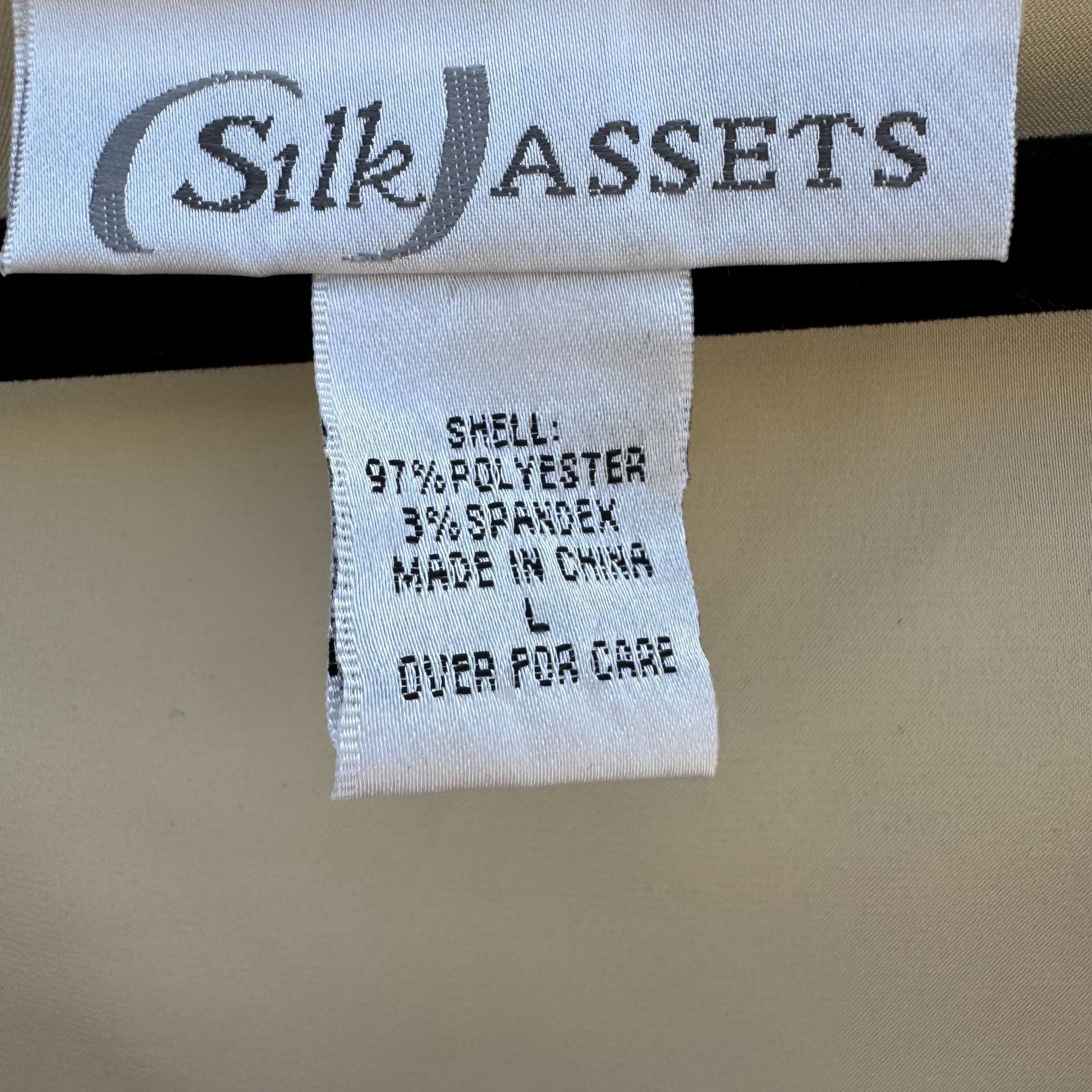 Silk Assets Diane Von Furstenberg Beige Sleeveless Scoop Neck Tank Top Blouse L