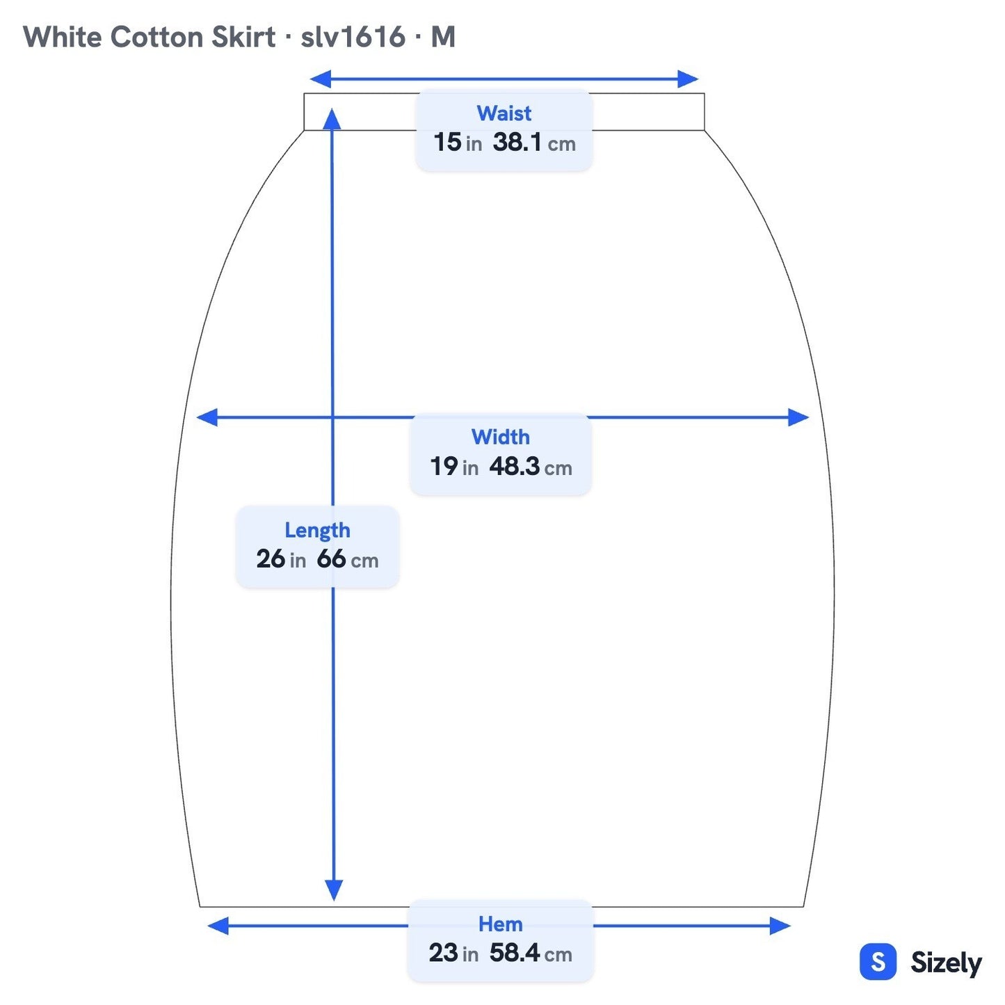 Minimalist Coastal White Cotton Midi Skirt Satin Contrast Hem Boho Clean Girl M