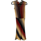 Switch BCBG Max Azria Y2K Silk Sheer Ethereal Whimsigoth Mesh Drop Waist Maxi Dress 3 image