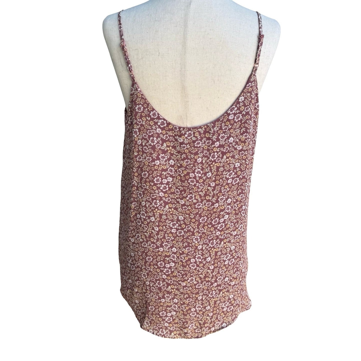 Hippie Rose Boho Floral Dainty Cami Top Feminine Romantic Cottagecore Womens L