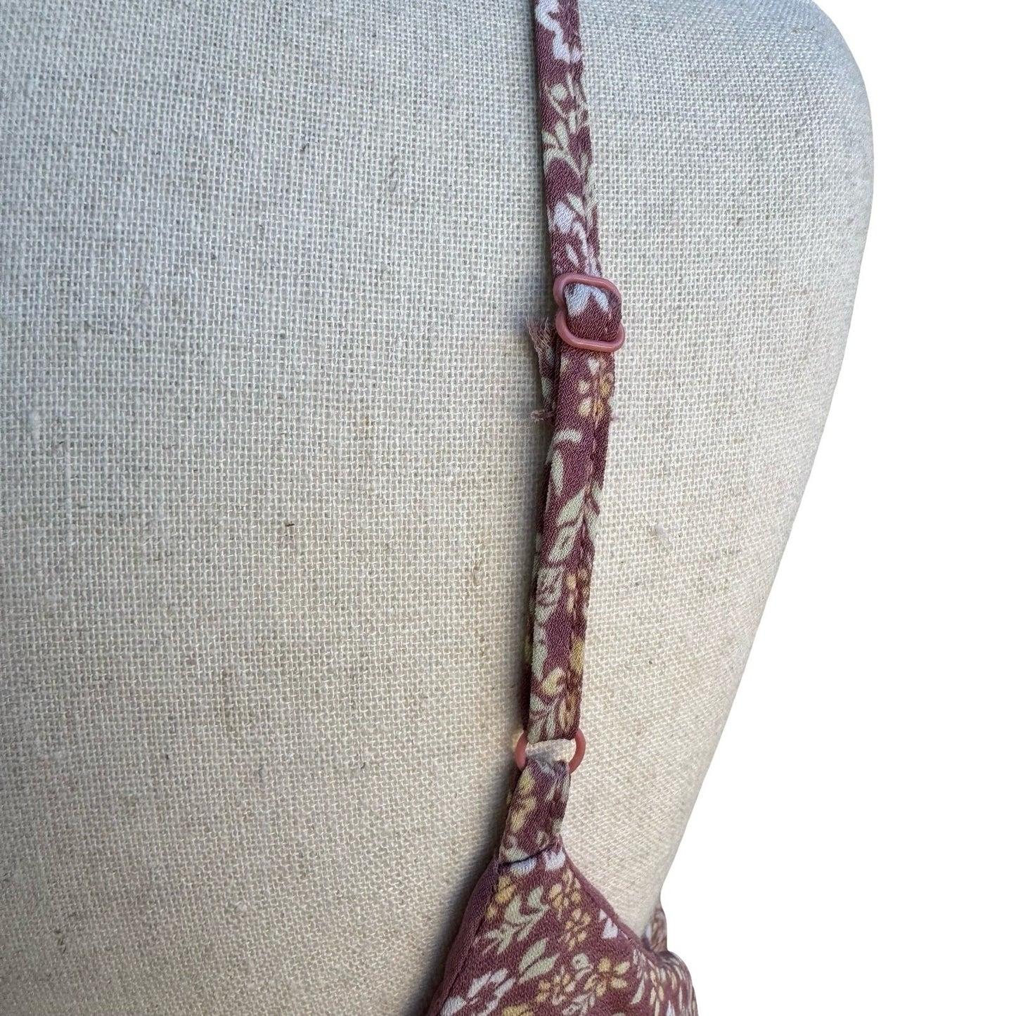 Hippie Rose Boho Floral Dainty Cami Top Feminine Romantic Cottagecore Womens L