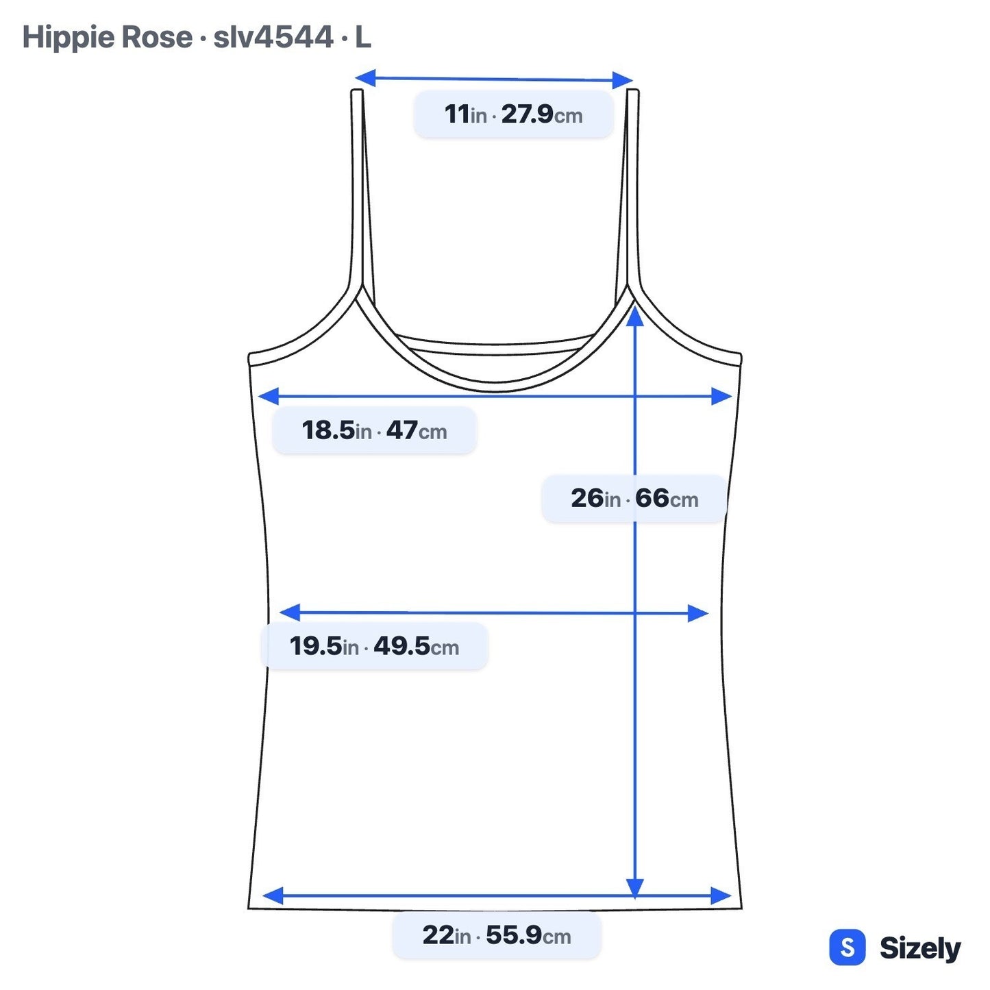 Hippie Rose Boho Floral Dainty Cami Top Feminine Romantic Cottagecore Womens L