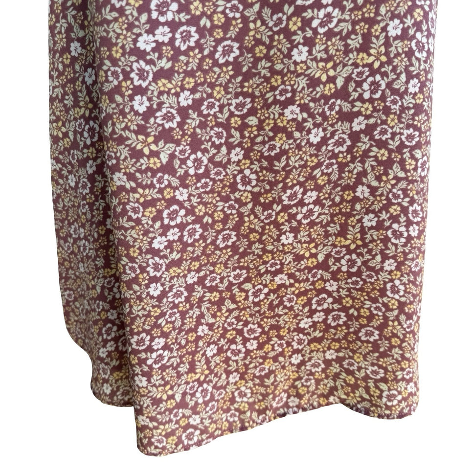 Hippie Rose Boho Floral Dainty Cami Top Feminine Romantic Cottagecore Womens L