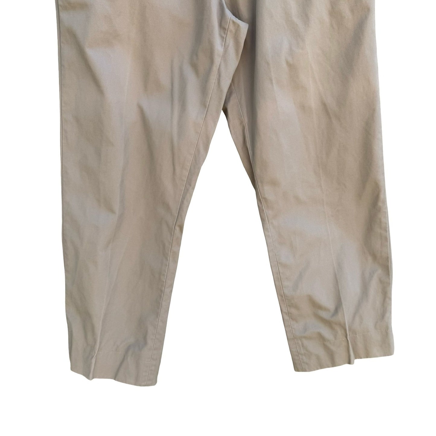 Banana Republic Gavin Chino Pants Mens 33 Khaki Straight Leg Minimalist Workwear