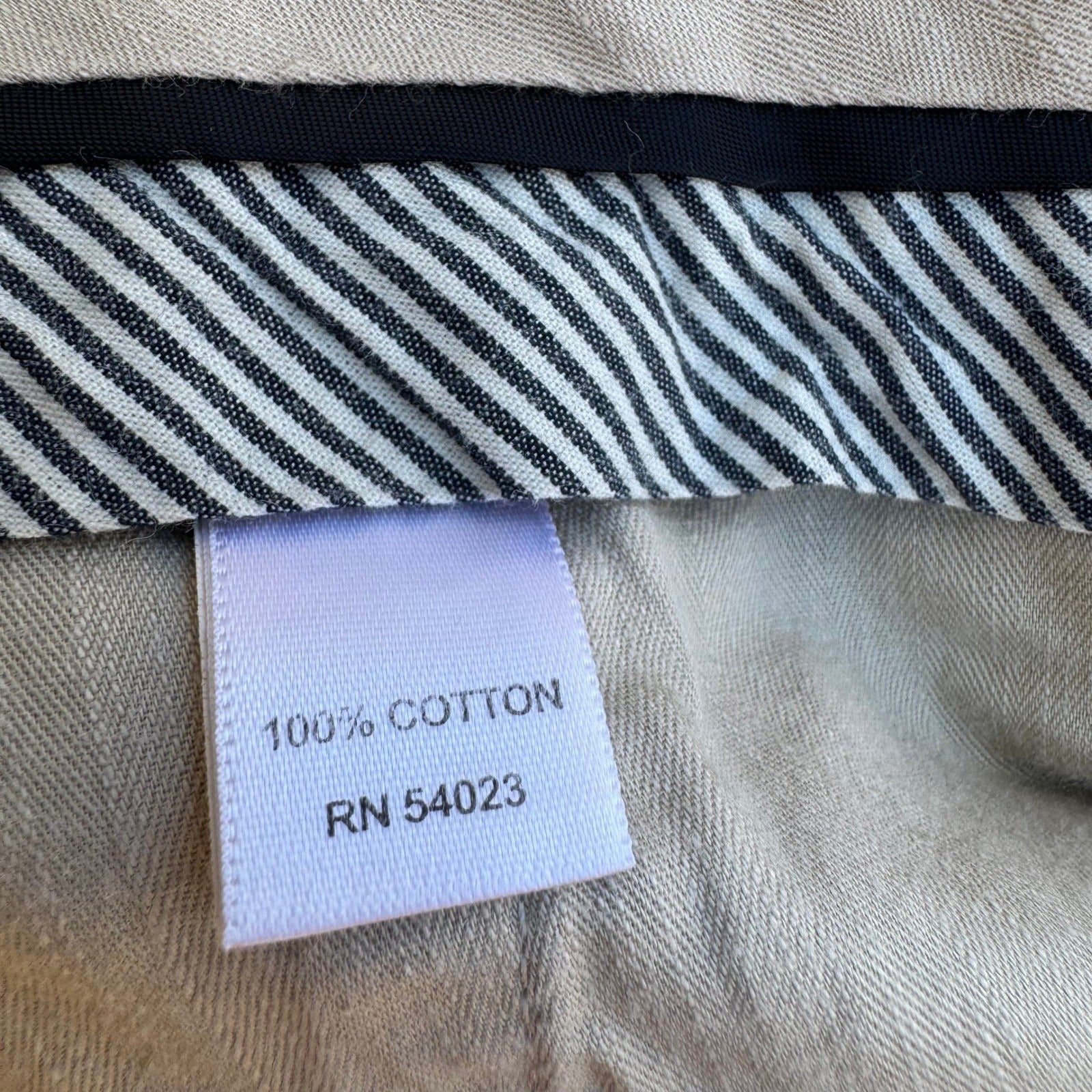 Banana Republic Gavin Chino Pants Mens 33 Khaki Straight Leg Minimalist Workwear