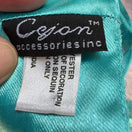 Switch Cejon Accessories Womens Vintage Sequin Turquoise Glam Sash Wrap Belt Tie Obi OS 3 image