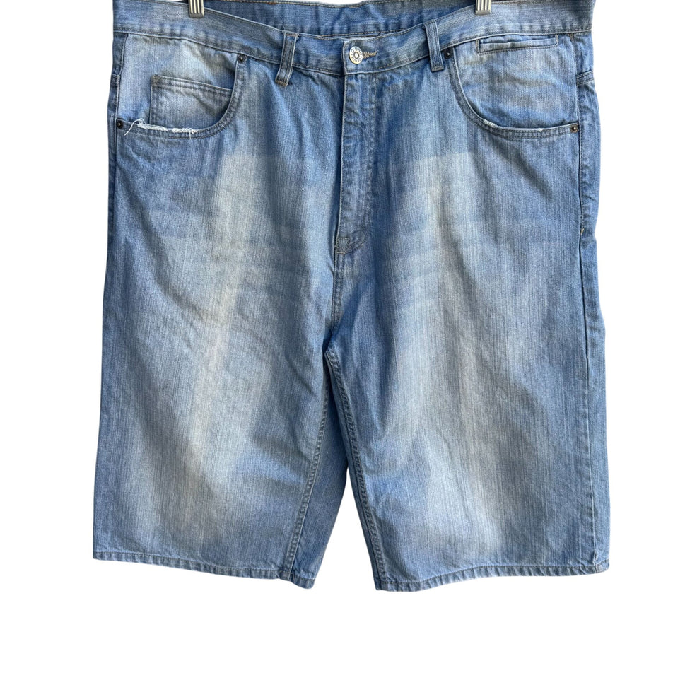 G Unit Heavy Weight Wear Vintage Mens Streetwear Hip Hop Blue Denim Shorts 44