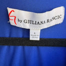 Switch G by Giuliana Rancic Royal Blue Cowl Neck Long Sleeve Top Large Raglan Stretch 2 image
