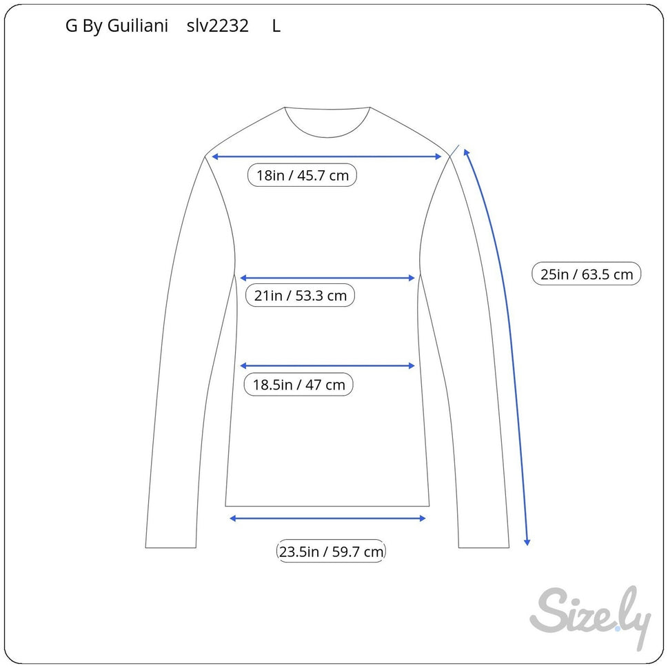 G by Giuliana Rancic Royal Blue Cowl Neck Long Sleeve Top Large Raglan Stretch