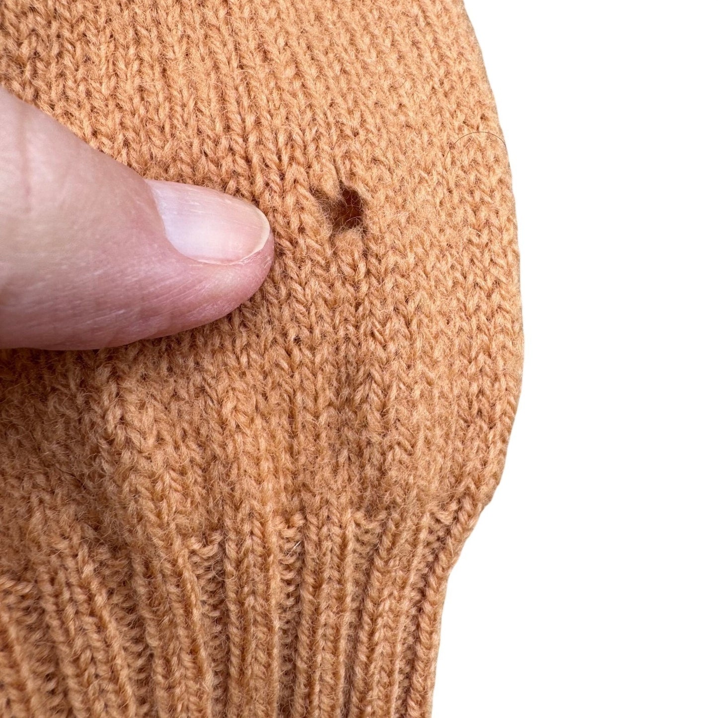 Garland Sheltie Mist Vintage 50s 60s Cardigan Brown Crew Neck Button Up Sweater