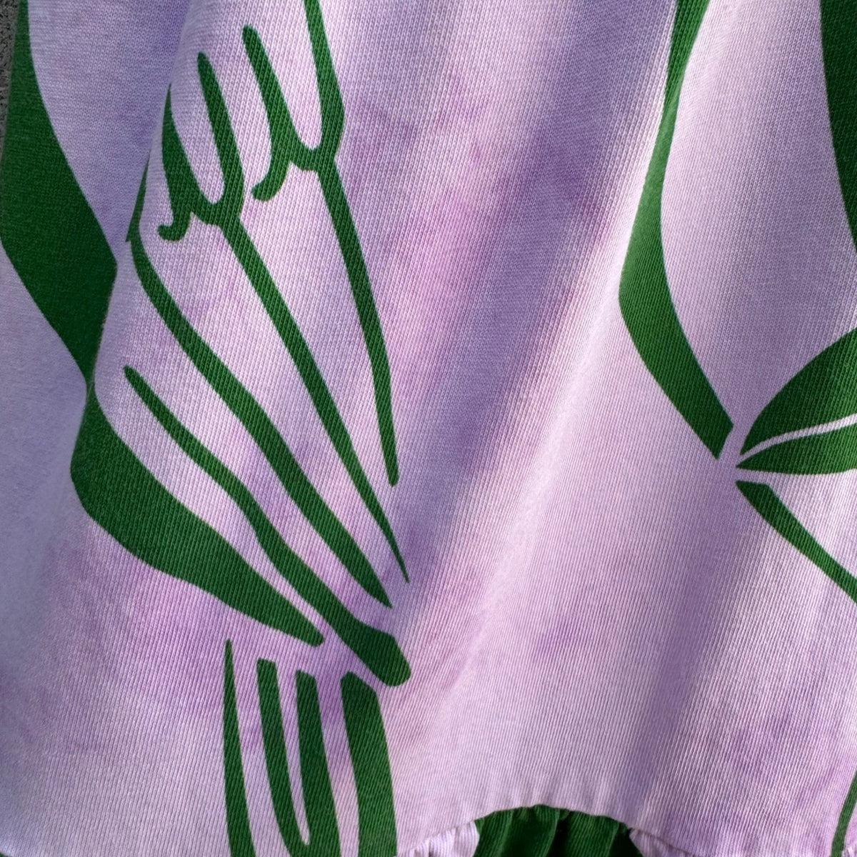 Farm Rio Toucan Rainbow Stripe Tropical Tiered Midi Dress Lavender Womens Size S