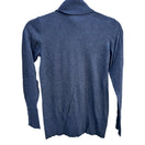 Switch Diane Gilman DG2 Womens XS Blue Gray Ribbed Knit Turtleneck Sweater Long Sleeve 2 image