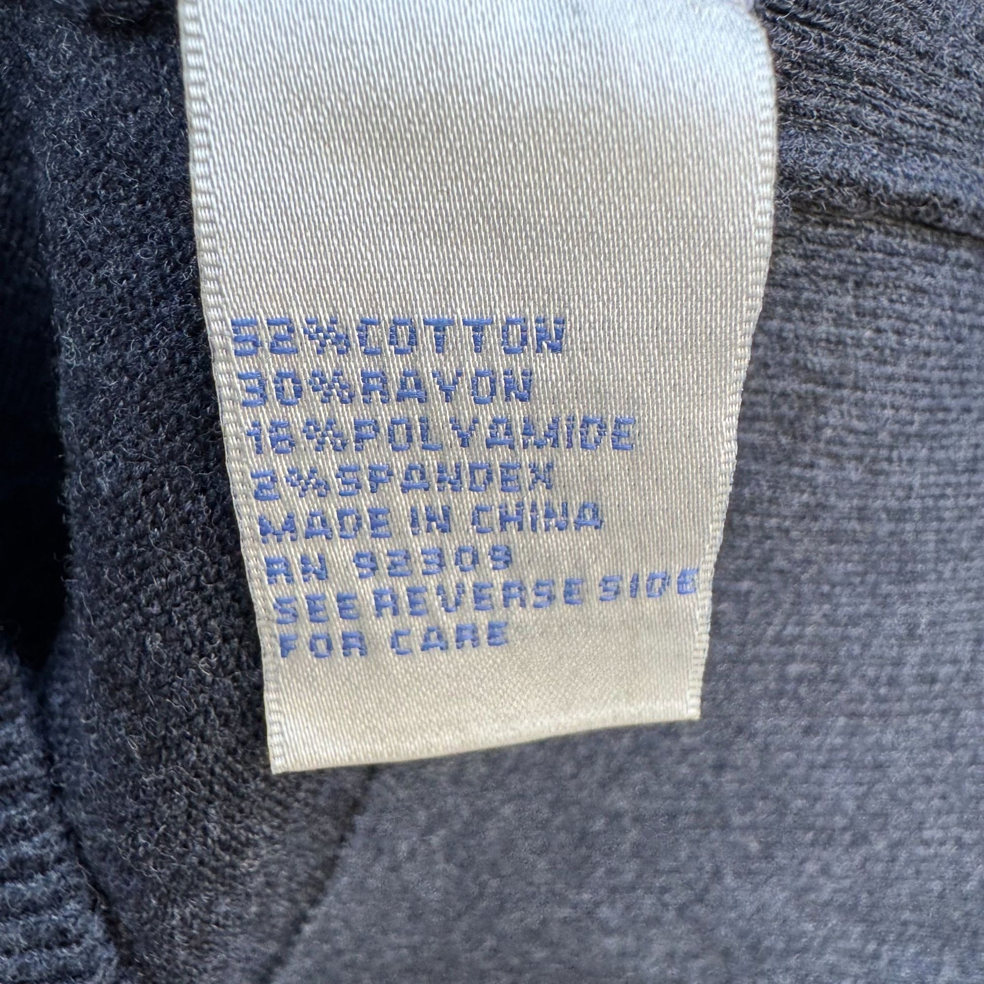 Diane Gilman DG2 Womens XS Blue Gray Ribbed Knit Turtleneck Sweater Long Sleeve