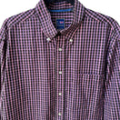Switch T Harris London Preppy Plaid Gingham Professional Cotton Career Shirt Mens L 3 image