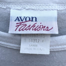 Switch Avon Fashions Vintage 80s Floral Shorts Shirt Set Mint Green L Coastal Cottage 2 image