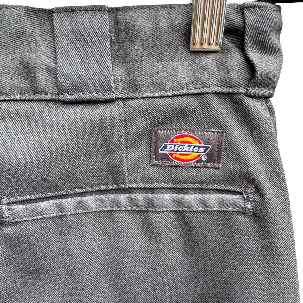 Dickies 874 Original Fit Charcoal Gray Work Pants 33x32 Mens Straight Leg Twill