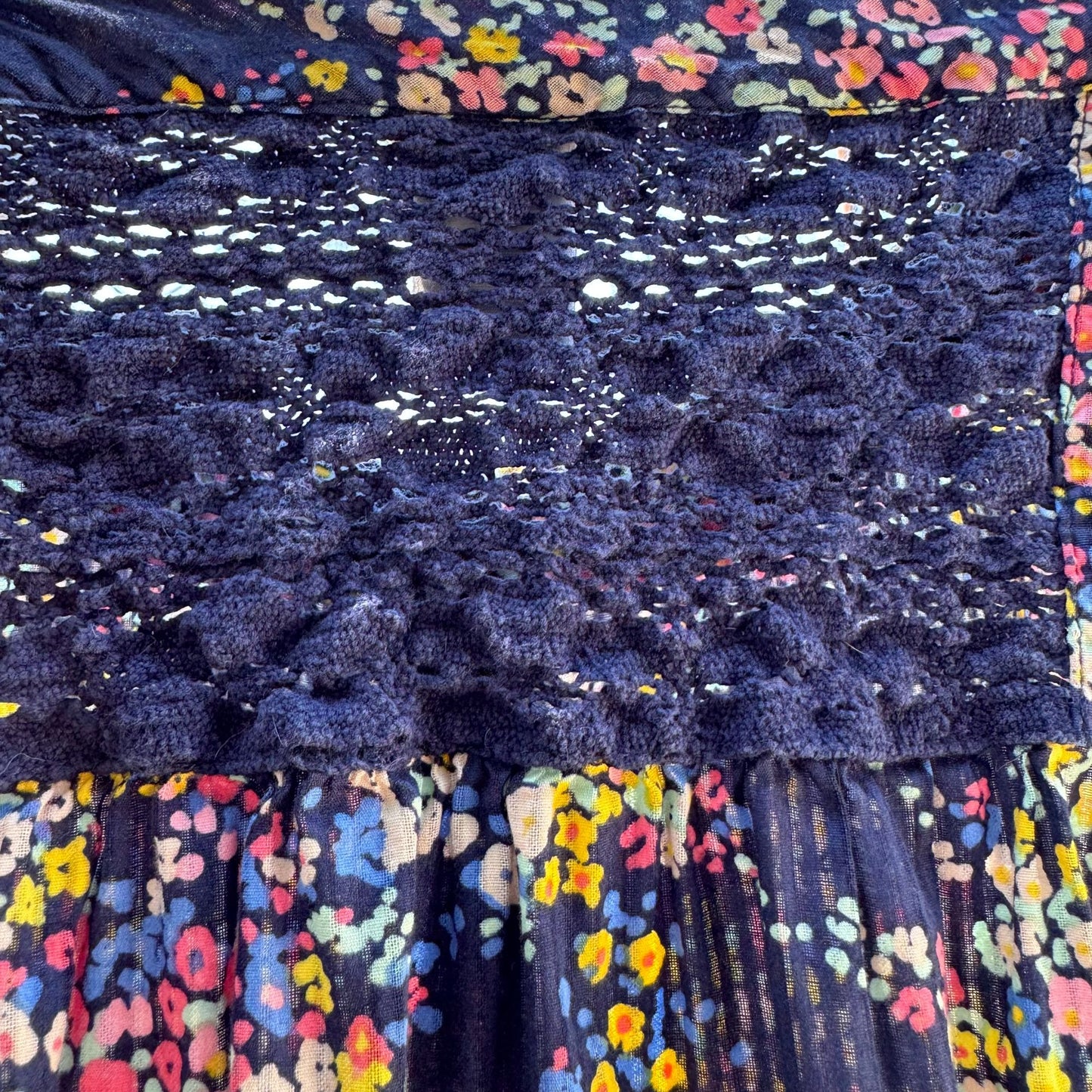 Route 66 Original Clothing Co. Vintage Womens Lace Back Floral Tunic Blouse 1X