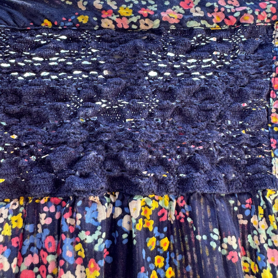 Route 66 Original Clothing Co. Vintage Womens Lace Back Floral Tunic Blouse 1X