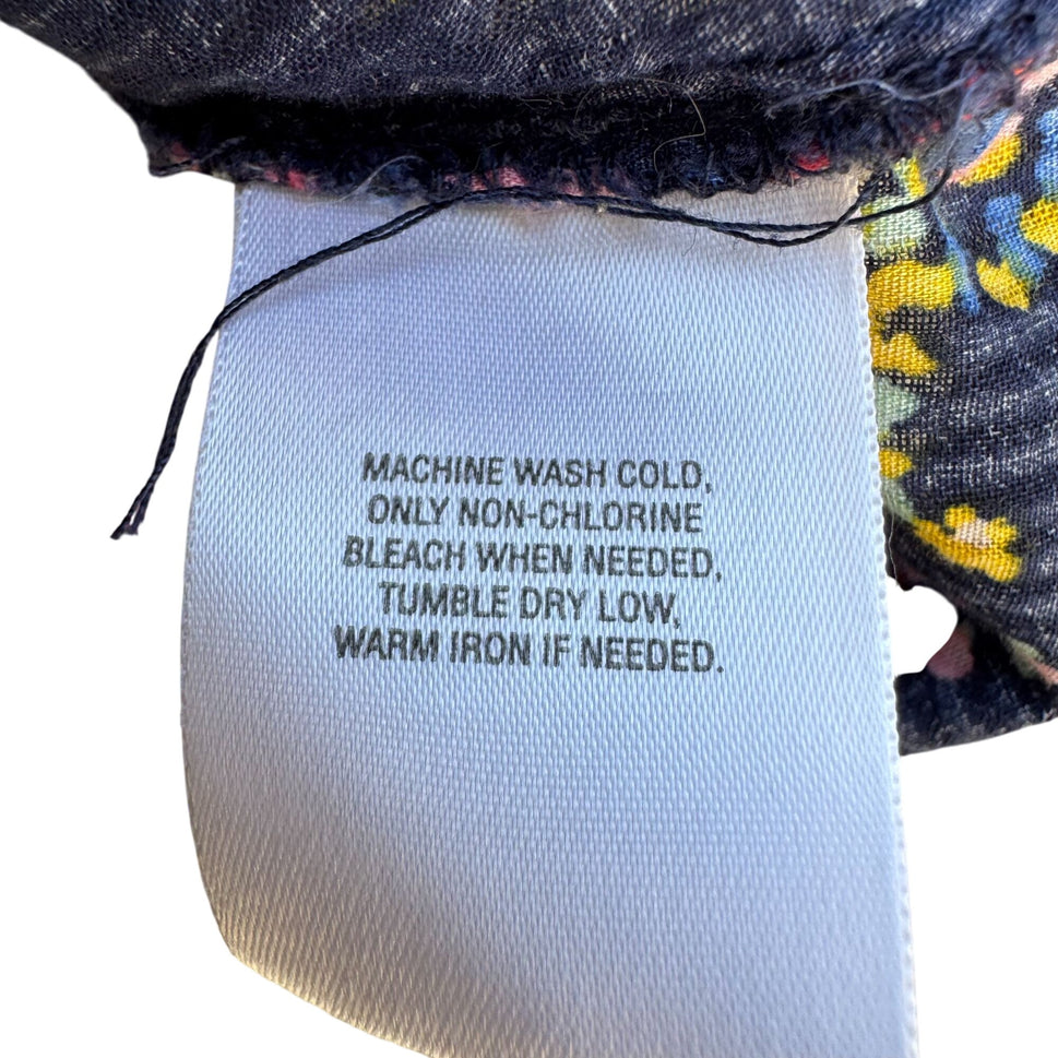 Route 66 Original Clothing Co. Vintage Womens Lace Back Floral Tunic Blouse 1X