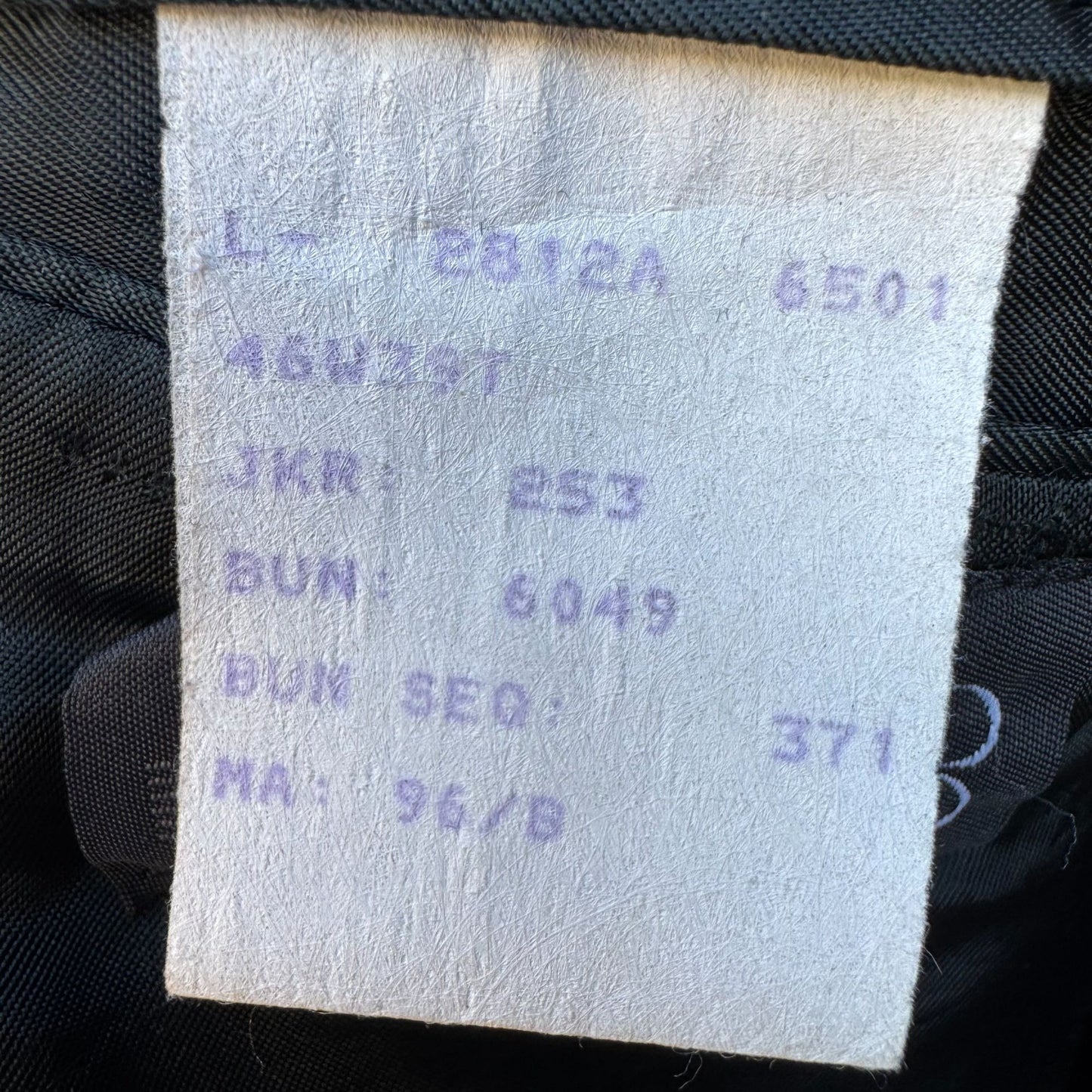 Modesto Uomo Vintage Mens Black Two Button Double Breasted Wool Blazer Jacket 46