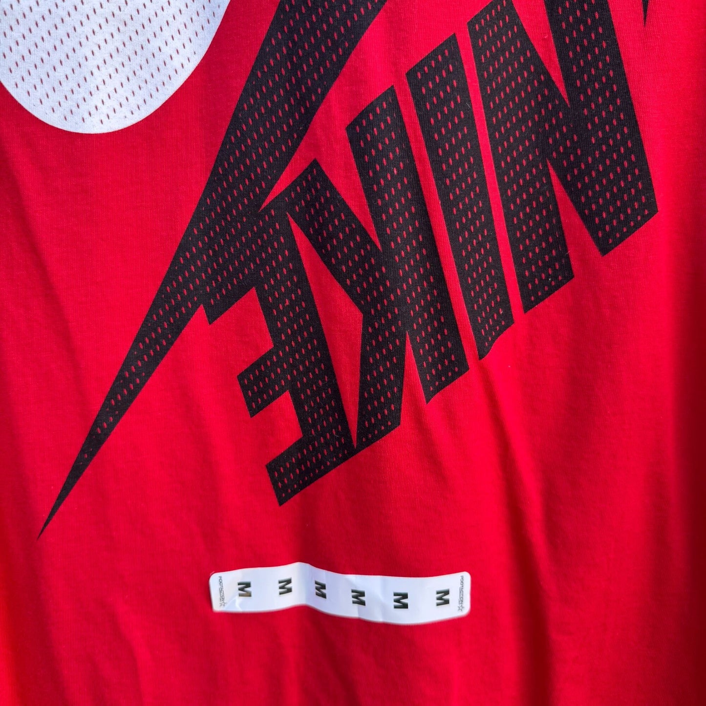Nike Mens Red Athletic Cut Tee Shirt Two Futuras Logo Graphic Design New M
