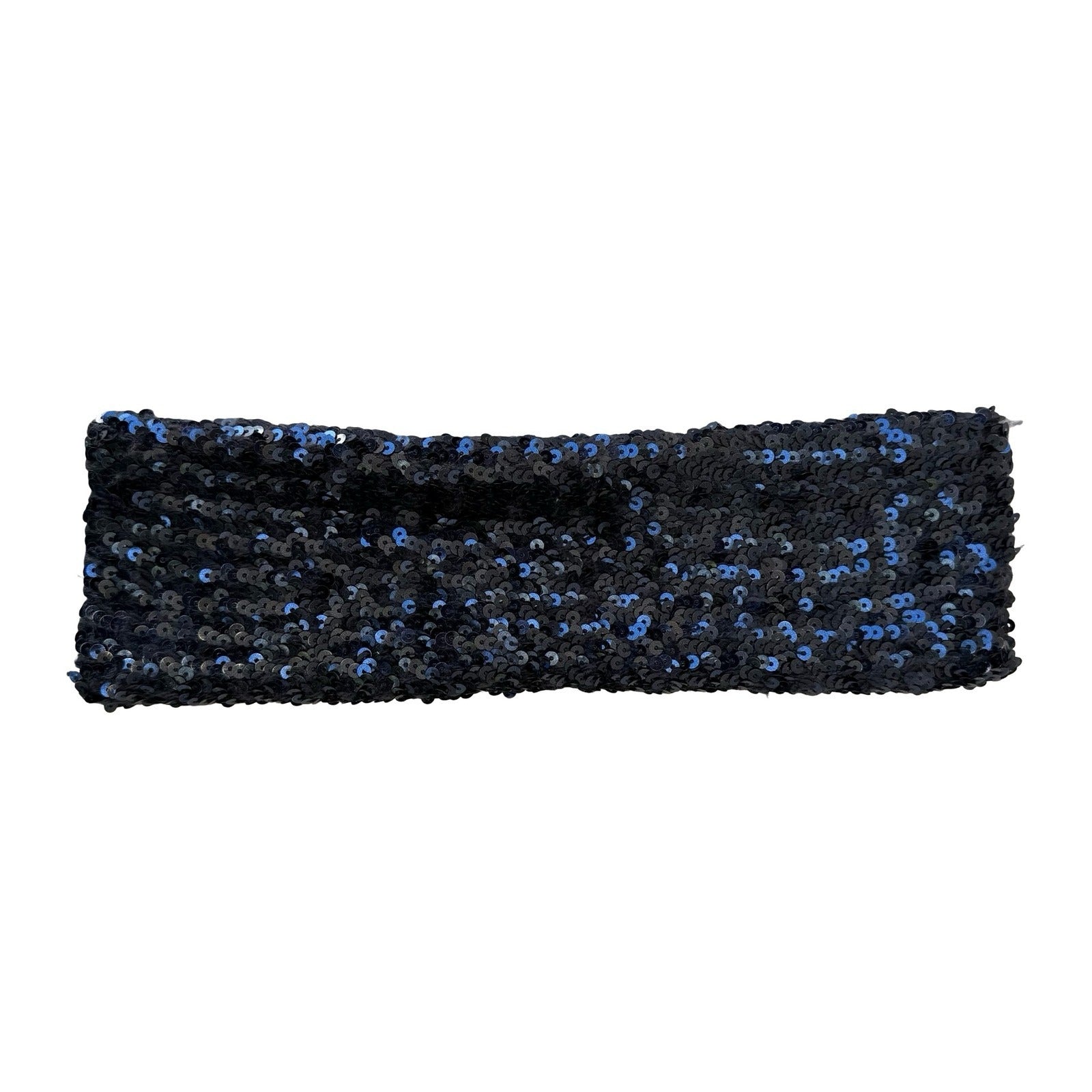 Y2K Glam Rave Blue Sequin Fingerless Glove Arm Warmer Single Performance Costume