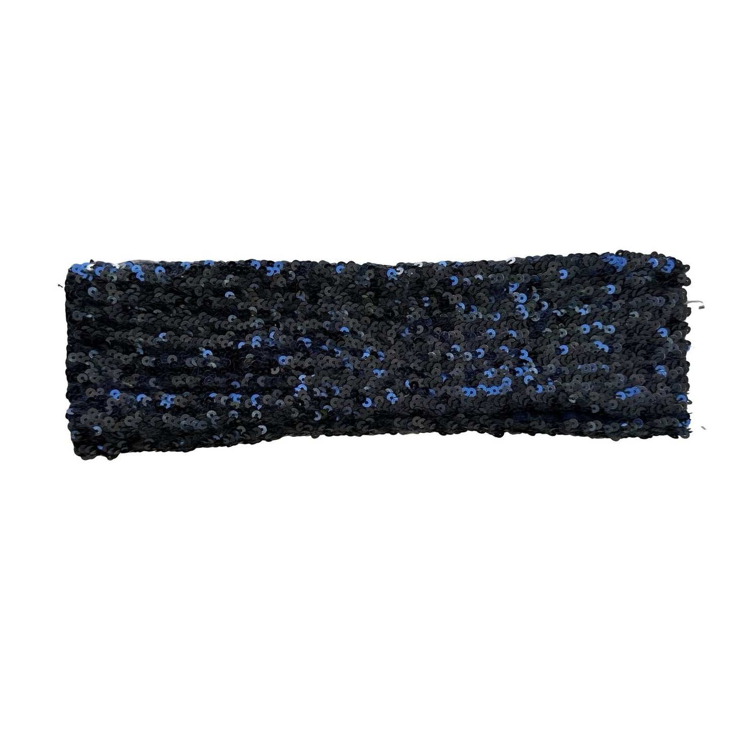 Y2K Glam Rave Blue Sequin Fingerless Glove Arm Warmer Single Performance Costume