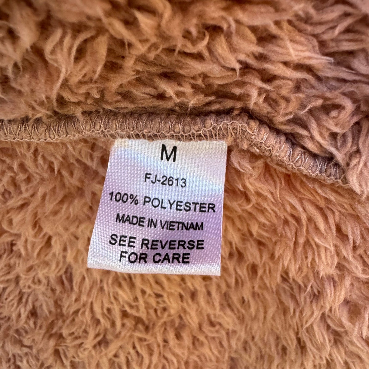 Zenana Outfitters Boho Layering Fuzzy Hooded Sherpa Faux Fur Cozy Vest Mauve M