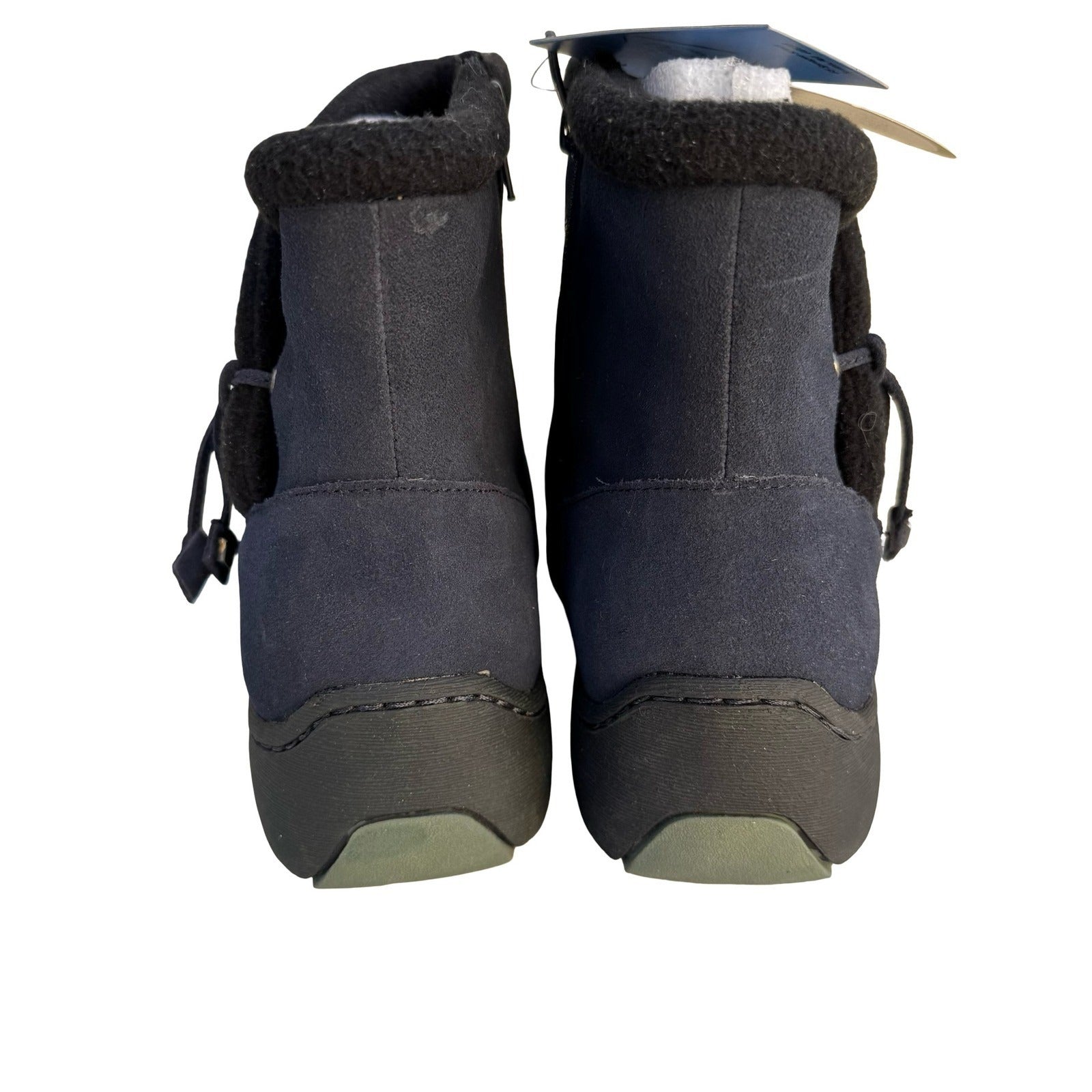 Studio Brilliant Womens Navy Blue Waterproof Suede Ankle Boots W7029 Sze 11M NEW
