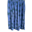 Switch Cow &amp; Lizard Vintage Womens Blue Floral Boho Tencil Cotton Full Flowy Skirt New M 2 image