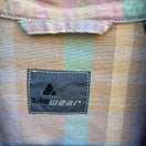 Switch Lizwear Vintage 80s Pastel Plaid Womens Elastic Drawstring Waist Retro Jacket LG 2 image