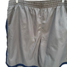 Switch Nike Mens Athletic Shorts Gray Navy Blue Elastic Waist Swoosh Logo Training XXL 2 image