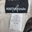 Switch Positive Attitude Vintage 80s Herringbone Plaid Long-Sleeve Shift Dress Womens 6 2 image