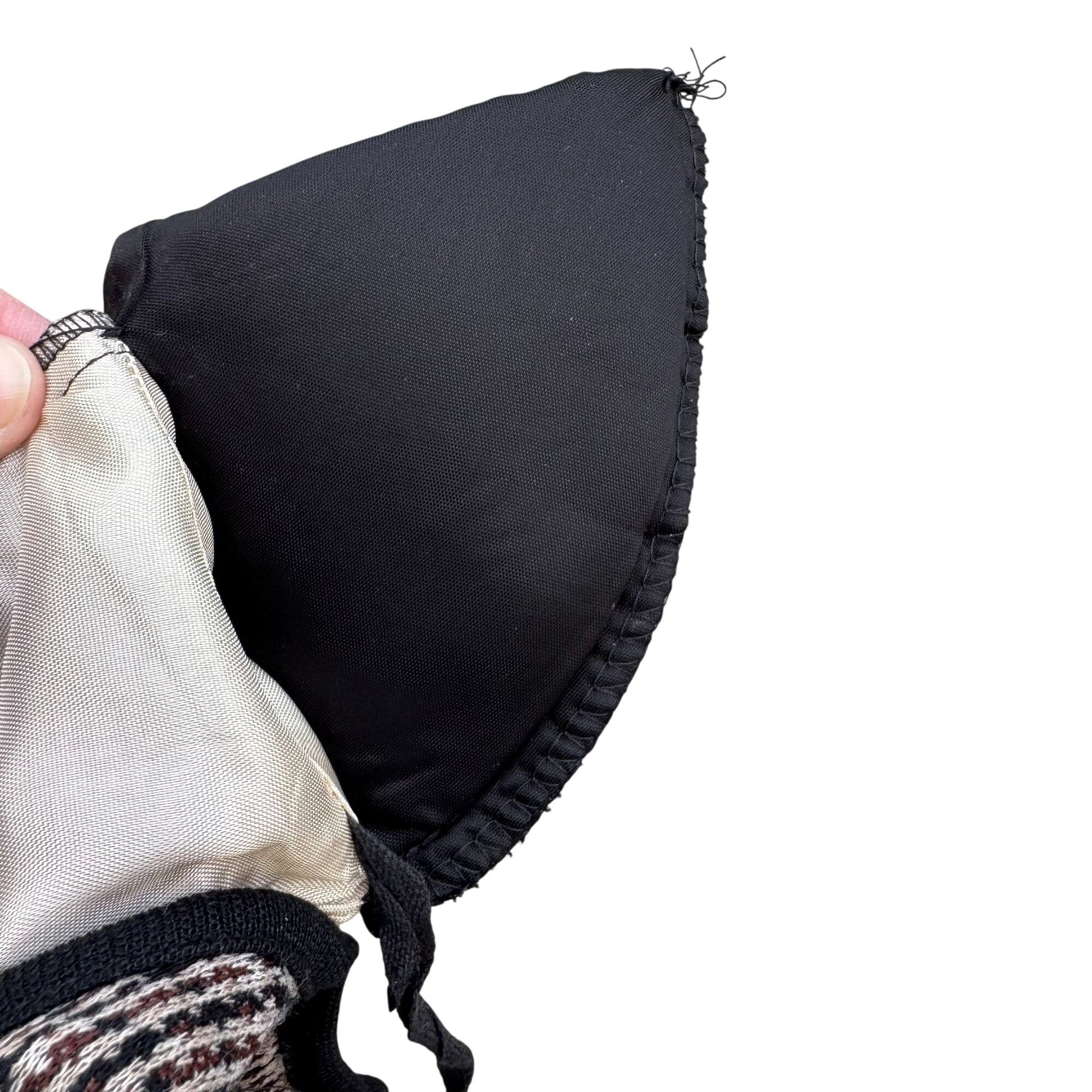 Positive Attitude Vintage 80s Herringbone Plaid Long-Sleeve Shift Dress Womens 6