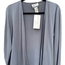 Switch Randolph Duke The Look Womens Gray Open Front Tie Waist Cardigan Minimalist NEW 3 image
