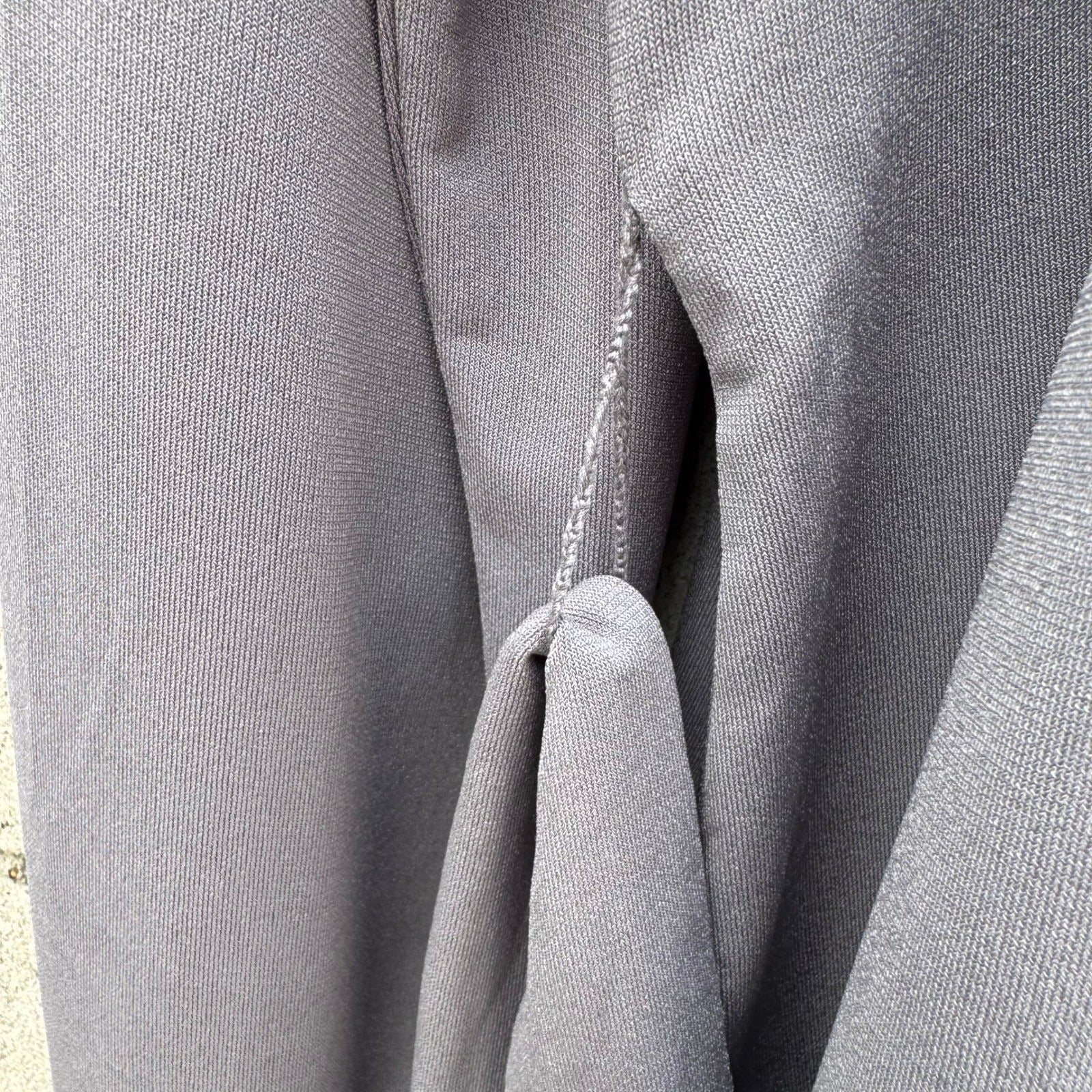 Randolph Duke The Look Womens Gray Open Front Tie Waist Cardigan Minimalist NEW