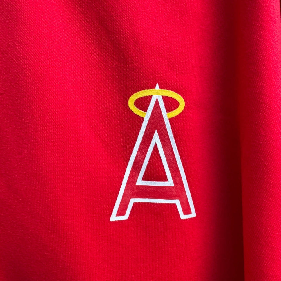 Los Angeles Anaheim Angels Mike Trout 27 MLB Baseball Sweatshirt Red XL NEW