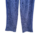 Switch Cuddl Duds Paisley Comfortwear Lounge Pants Relaxed Fit Womens M Blue Sleepwear 3 image